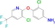 3-Chloro-4-((3-chloro-5-(trifluoromethyl)pyridin-2-yl)oxy)aniline