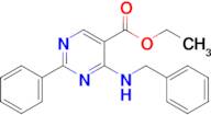 Ethyl 4-(benzylamino)-2-phenylpyrimidine-5-carboxylate