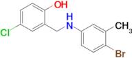 2-(((4-Bromo-3-methylphenyl)amino)methyl)-4-chlorophenol