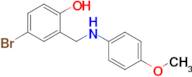 4-Bromo-2-(((4-methoxyphenyl)amino)methyl)phenol