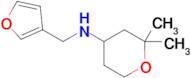 N-(furan-3-ylmethyl)-2,2-dimethyltetrahydro-2H-pyran-4-amine