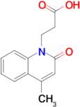 3-(4-Methyl-2-oxoquinolin-1(2H)-yl)propanoic acid