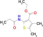 Ethyl 4,5-dimethyl-2-propionamidothiophene-3-carboxylate