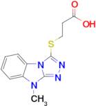 3-((9-Methyl-9H-benzo[4,5]imidazo[2,1-c][1,2,4]triazol-3-yl)thio)propanoic acid