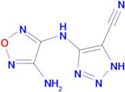 4-[(4-amino-1,2,5-oxadiazol-3-yl)amino]-1H-1,2,3-triazole-5-carbonitrile