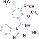 13-(2,3,4-trimethoxyphenyl)-1,8,10,12-tetraazatricyclo[7.4.0.0²,⁷]trideca-2,4,6,8,10-pentaen-11-...