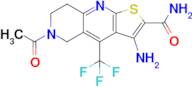 6-Acetyl-3-amino-4-(trifluoromethyl)-5,6,7,8-tetrahydrothieno[2,3-b][1,6]naphthyridine-2-carboxa...