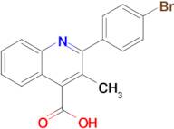 2-(4-Bromophenyl)-3-methylquinoline-4-carboxylic acid