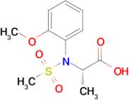 N-(2-methoxyphenyl)-N-(methylsulfonyl)-L-alanine