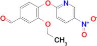 3-Ethoxy-4-((5-nitropyridin-2-yl)oxy)benzaldehyde