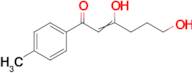 3,6-dihydroxy-1-(4-methylphenyl)hex-2-en-1-one