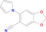 6-(1H-pyrrol-1-yl)benzo[d][1,3]dioxole-5-carbonitrile