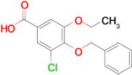 4-(Benzyloxy)-3-chloro-5-ethoxybenzoic acid