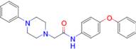 N-(4-phenoxyphenyl)-2-(4-phenylpiperazin-1-yl)acetamide