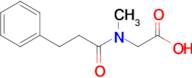 N-methyl-N-(3-phenylpropanoyl)glycine