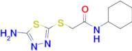 2-((5-Amino-1,3,4-thiadiazol-2-yl)thio)-N-cyclohexylacetamide