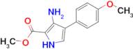 Methyl 3-amino-4-(4-methoxyphenyl)-1H-pyrrole-2-carboxylate