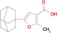 5-(Adamantan-1-yl)-2-methylfuran-3-carboxylic acid