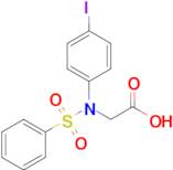 N-(4-iodophenyl)-N-(phenylsulfonyl)glycine