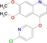 4-((6-Chloropyridin-3-yl)oxy)-6,7-dimethoxyquinoline