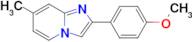 2-(4-Methoxyphenyl)-7-methylimidazo[1,2-a]pyridine