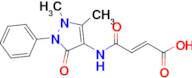 (E)-4-((1,5-dimethyl-3-oxo-2-phenyl-2,3-dihydro-1H-pyrazol-4-yl)amino)-4-oxobut-2-enoic acid