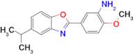 5-(5-Isopropylbenzo[d]oxazol-2-yl)-2-methoxyaniline