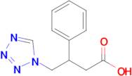 3-Phenyl-4-(1H-tetrazol-1-yl)butanoic acid