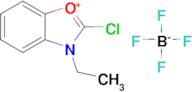 2-Chloro-3-ethyl-3H-benzo[d]oxazol-1-ium tetrafluoroborate