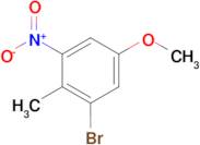 1-Bromo-5-methoxy-2-methyl-3-nitrobenzene