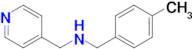 N-(4-methylbenzyl)-1-(pyridin-4-yl)methanamine