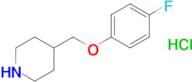 4-((4-Fluorophenoxy)methyl)piperidine hydrochloride