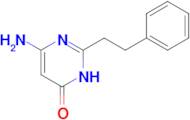 6-amino-2-(2-phenylethyl)-3,4-dihydropyrimidin-4-one