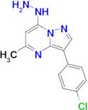 3-(4-Chlorophenyl)-7-hydrazinyl-5-methylpyrazolo[1,5-a]pyrimidine