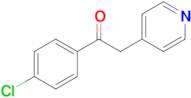 1-(4-Chlorophenyl)-2-(pyridin-4-yl)ethan-1-one