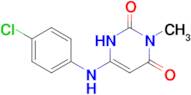 6-((4-Chlorophenyl)amino)-3-methylpyrimidine-2,4(1H,3H)-dione