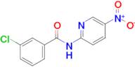 3-Chloro-N-(5-nitropyridin-2-yl)benzamide