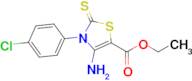 Ethyl 4-amino-3-(4-chlorophenyl)-2-thioxo-2,3-dihydrothiazole-5-carboxylate