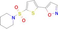 5-(5-(Piperidin-1-ylsulfonyl)thiophen-2-yl)isoxazole