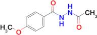 N'-acetyl-4-methoxybenzohydrazide