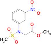 Methyl N-(methylsulfonyl)-N-(3-nitrophenyl)glycinate