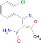 3-(2-Chlorophenyl)-5-methylisoxazole-4-carboxamide