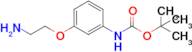 Tert-butyl (3-(2-aminoethoxy)phenyl)carbamate