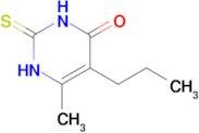 6-methyl-5-propyl-2-sulfanylidene-1,2,3,4-tetrahydropyrimidin-4-one