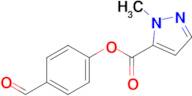 4-Formylphenyl 1-methyl-1H-pyrazole-5-carboxylate