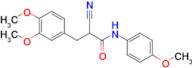 2-Cyano-3-(3,4-dimethoxyphenyl)-N-(4-methoxyphenyl)propanamide