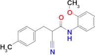 2-Cyano-N-(2-methoxyphenyl)-3-(p-tolyl)propanamide