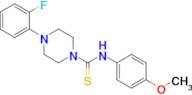 4-(2-Fluorophenyl)-N-(4-methoxyphenyl)piperazine-1-carbothioamide