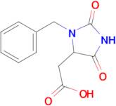 2-(3-Benzyl-2,5-dioxoimidazolidin-4-yl)acetic acid