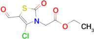 Ethyl 2-(4-chloro-5-formyl-2-oxothiazol-3(2H)-yl)acetate